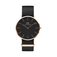 Reloj Cornwall Daniel Wellington - 40 mm - Negro/Rosa dorado