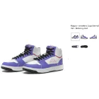 Sneakers Kappa - Blanco y Azul - Logo Bernal MD