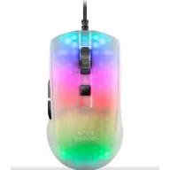RGB translúcido gaming ratón