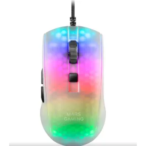 RGB translúcido gaming ratón