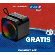 Altavoz ZIU Z-CUBE GRATIS en Club Carrefour al gastar 20€