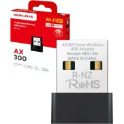Adaptador Nano Wi-Fi USB Mercusys MA14N, Alta Velocidad