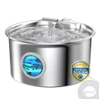 Cuenco Dispensador Automático de Agua para Mascotas de Acero Inoxidable