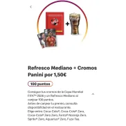 App de McDonald's: Cromos del Mundial y refrescos