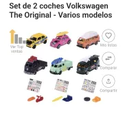 Set Volkswagen The Original - 2 Coches de Varios Modelos