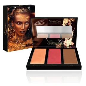 Paleta de Coloretes e Iluminadores Zandibar Glow Mud