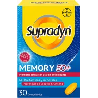 Multivitaminas Supradyn Memory 50+ Para Memoria y Concentración