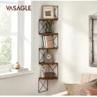 Estantería de Esquina VASAGLE con 5 Estantes en Pared