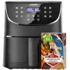 Freidora de Aire Cosori 5,7L con Interior Metálico y 40 Recetas
