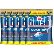 Pack 80 Pastillas Finish Powerball Quantum All in 1 x5 unidades