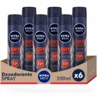 Pack ahorro NIVEA MEN - 6x200ml Desodorante Spray Dry Impact