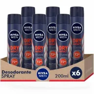 Pack ahorro NIVEA MEN - 6x200ml Desodorante Spray Dry Impact