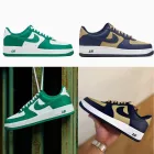 Air Force 1 '07: Nike Verde y Azul, Tallas 38.5 a 47.5