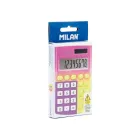 Calculadora Milan Sunset Doble Alimentación Amarillo-Rosa