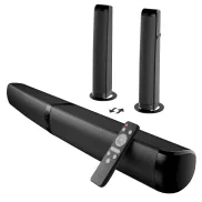 Barra de Sonido 90W GarageRock, Bluetooth 5.3 y Desmontable