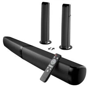 Barra de Sonido 90W GarageRock, Bluetooth 5.3 y Desmontable
