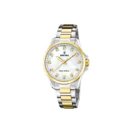 Reloj Solar Mujer Festina Acero Inoxidable Resistente al Agua