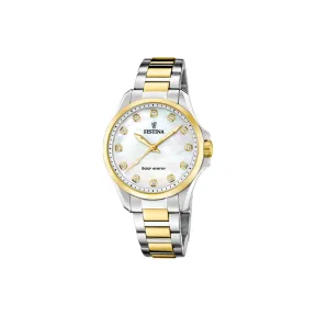 Reloj Solar Mujer Festina Acero Inoxidable Resistente al Agua