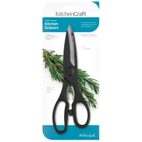 Tijeras de Cocina Multiusos 21 cm con Abridor de Botellas