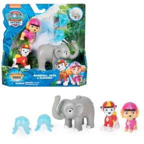 Figuras de Acción Jungle PUPS: Marshall, Skye y Elephant