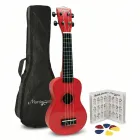 Ukelele Soprano Martin Smith UK212-RD (como nuevo) con Bolsa