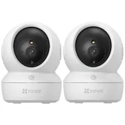 Cámara IP Ezviz H6c Duo Pack 2K, Visión Nocturna, Blanco