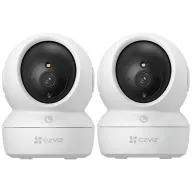 Cámara IP Ezviz H6c Duo Pack 2K, Visión Nocturna, Blanco