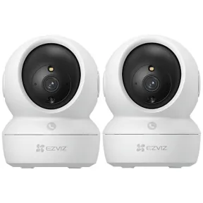 Cámara IP Ezviz H6c Duo Pack 2K, Visión Nocturna, Blanco