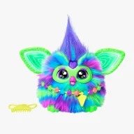 Furby morado y verde
