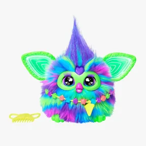Furby morado y verde