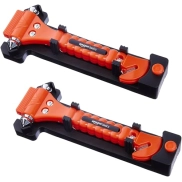 Cortador de cinturón y martillo rompecristales - Pack de 2