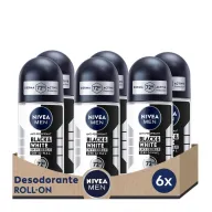 Pack de 6 Desodorantes Nivea Men Sin Alcohol Antimanchas 50 ml
