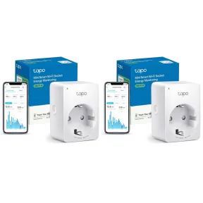 Enchufes Inteligentes WiFi TP-Link Tapo P110 Pack de 2