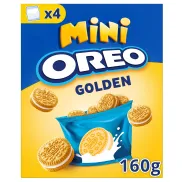 Galletas Mini Oreo Golden con Relleno de Crema de Vainilla