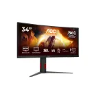 Monitor Gaming AOC CU34G4 34" 180Hz, 1ms, HDR10, Ajustable