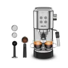Cafetera Krups Virtuoso+ XP444C, 1400 W, 15 Bar, Acero Inox.