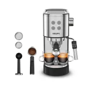 Cafetera Krups Virtuoso+ XP444C, 1400 W, 15 Bar, Acero Inox.