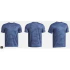 Camiseta de niño UA Vanish de manga corta con estampado.