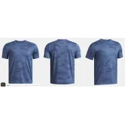 Camiseta de niño UA Vanish de manga corta con estampado.