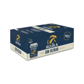 Cerveza El Águila: 12 latas sin filtrar a partir de 5,34€