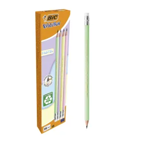 Lápices de Grafito BIC Evolution - Pack de 12 Colores HB