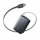 Cargador portátil Anker Nano de 10000 mAh y 45W con cable.