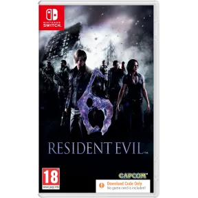 Código de descarga de Resident Evil 6 para Nintendo Switch
