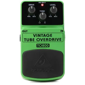 Pedal Behringer TO800: Efecto de Distorsión Premium