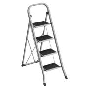 Escalera Plegable SONGMICS de 4 Peldaños y 150 kg de Carga