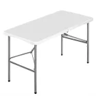 Mesa rectangular plegable 122x61 cm