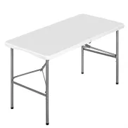 Mesa rectangular plegable 122x61 cm
