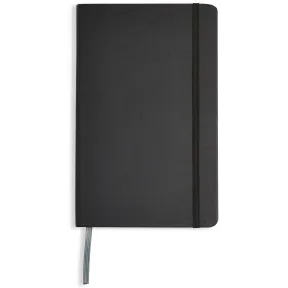 Cuaderno A5 clásico negro liso grande Amazon Basics