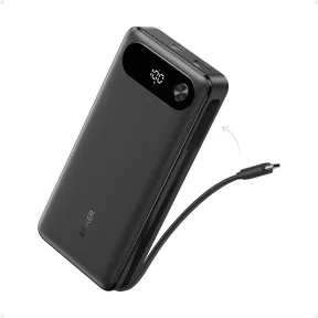 Cargador portátil Anker 20,000 mAh con USB C y carga rápida