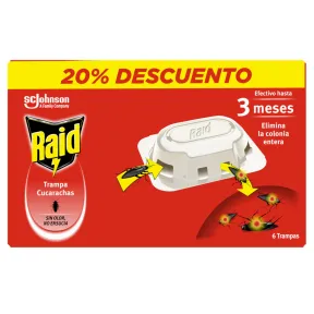 Trampa Raid para Cucarachas y Huevos - 1 Unidad
